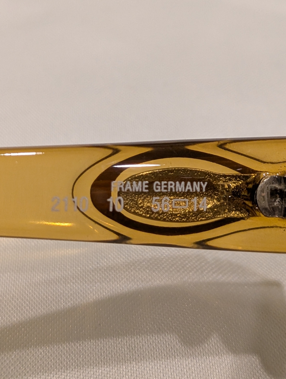 Christian Dior Women's Oversized Amber/Brown Gradient Glasses Frames - VINTAGE - Picture 6 of 8